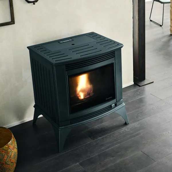 Poêle à granulés Palazzetti Ecofire Cesare II Puissance 9.2kW Sortie Fumée Postérieure