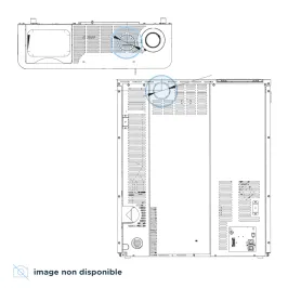 Kit canalisation Pro2 Palazzetti pour poêles à pellets Palazzetti ventilateur additionnel raccord collier plaque de support