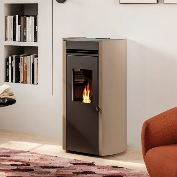 Poêle à granulés Palazzetti Ecofire Flo 6 Puissance 6kW Sortie Fumée Postérieure