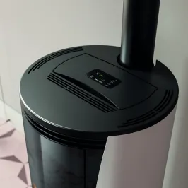 Poêle à granulés étanche Palazzetti Vivi TC 6 US Puissance 6kW Sortie Fumée Coaxiale Ø8/13cm 2