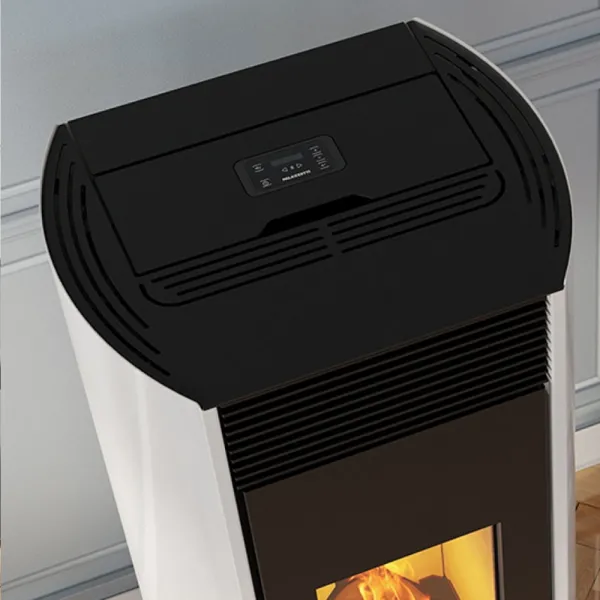 Poêle à granulés canalisable Palazzetti Clelia TC 9 Pro 2 Puissance 9.3kW Ecofire Sortie Fumée Postérieure