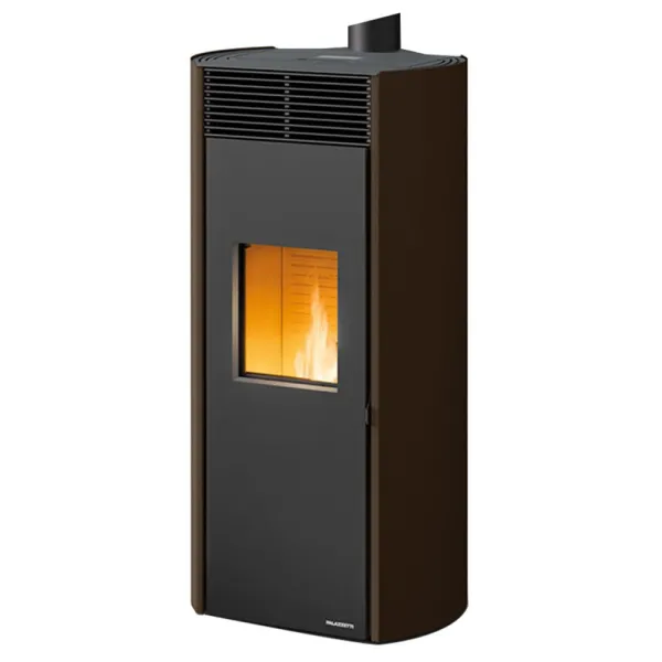 Poêle à granulés canalisable Palazzetti Clelia TC 12 US Pro 2 Puissance 12kW Ecofire Sortie Fumée Coaxiale Ø8/13cm