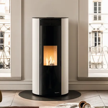 Poêle à granulés étanche Palazzetti Ecofire Emily TC 6 Puissance 6kW Sortie Fumée Postérieure