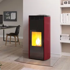 Poêle à granulés canalisable Palazzetti Ecofire Giorgia 9 Pro 2 Puissance 9kW Sortie Fumée Postérieure 2