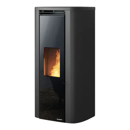 Poêle à granulés étanche Palazzetti Theo TC 9 Puissance 9kW Sortie Fumée Postérieure