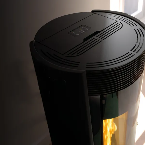 Poêle à granulés canalisable Palazzetti Ecofire Lilibet TC 9 Pro 2 Puissance 9kW Sortie Fumée Postérieure