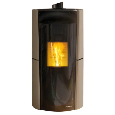 Poêle à granulés canalisable Palazzetti Lilibet TC 12 US Pro 2 Puissance 12kW Ecofire Sortie Fumée Coaxiale Ø8/13cm