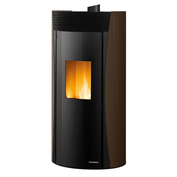 Poêle à granulés canalisable Palazzetti Vivienne TC 9 US Pro 2 Puissance 9.3kW Ecofire Sortie Fumée Coaxiale Ø8/13cm