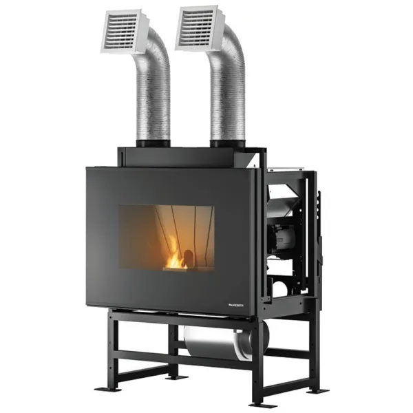 Insert à granulés canalisable Palazzetti AC78 Puissance 12.5kW Sortie Fumée Supérieure