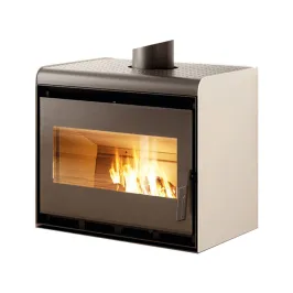 Poêle à bois Palazzetti Asia 70 Puissance 9kW Sortie Fumée Supérieure