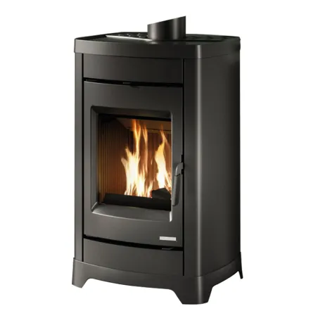 Poêle à bois Palazzetti Charlotte 10G Puissance 10.4kW Sortie Fumée Supérieure
