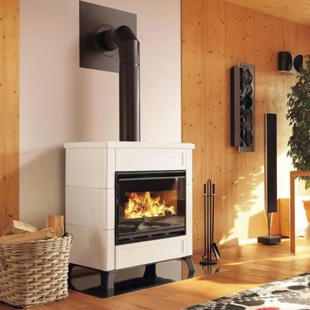 Poêle à bois Palazzetti Elsa New Puissance 9kW Sortie Fumée Supérieure