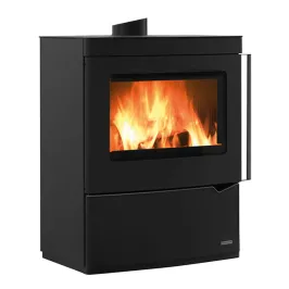 Poêle à bois Palazzetti Nicole Twister Flue Puissance 9.1kW Sortie Fumée Supérieure