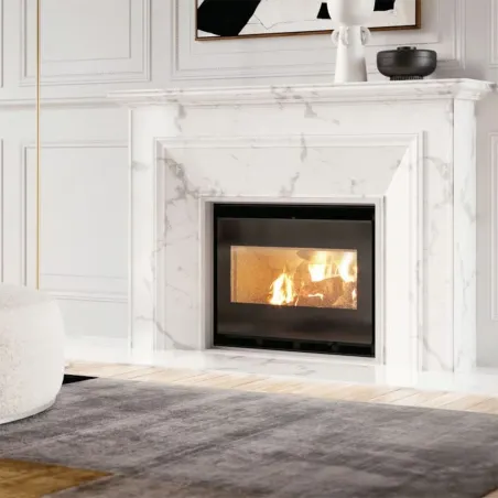 Insert à bois Palazzetti Ecopalex GTM80 Puissance 12.4kW Classe Énergétique A+