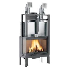 Cheminée à bois Palazzetti Ecomonoblocco MX 64 Angolo Puissance 11kW A 2