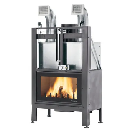 Cheminée à bois Palazzetti Ecomonoblocco MX 86 Frontale Puissance 16kW A