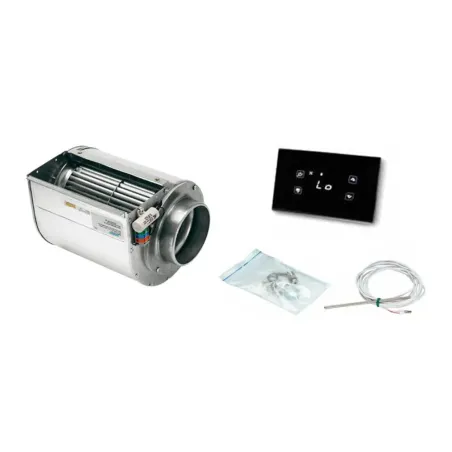 Kit ventilateur avec unité de commande tactile pour insert à bois Palazzetti