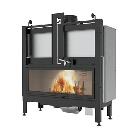 Cheminée à bois Palazzetti Ecomonoblocco MX 25:9 Frontale Puissance 14.1kW A