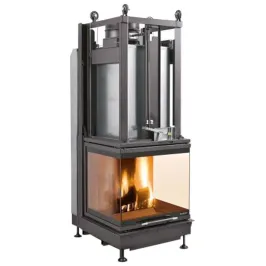 Cheminée à bois Palazzetti Ecomonoblocco S66 3D Puissance 14.6kW A+