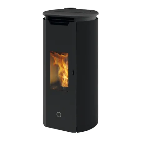 Poêle à granulés canalisable EK63 Tweed 90+ Evo Back Puissance 9.2kW Sortie Fumée Postérieure Ø8cm