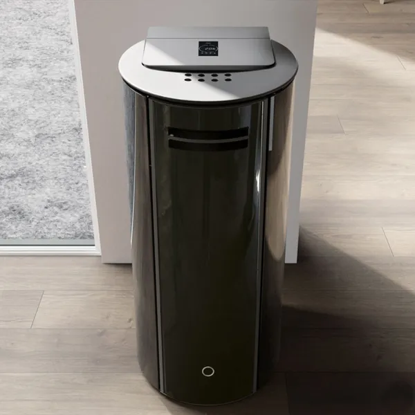 Poêle à granulés canalisable EK63 Spy 110+ Evo Back Puissance 10.5kW Sortie Fumée Postérieure Ø8cm