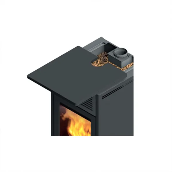 Poêle à granulés Edilkamin Slide 7 Evo Puissance 6.9kW Sortie Fumée Supérieure Ø8 cm