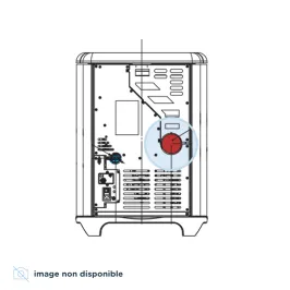 Kit sortie fumées par l'arrière Ø 8 cm pour poêle à granulés Edilkamin Sense 6