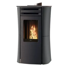 Poêle à granulés étanche Edilkamin Dania 6 Top Puissance 6kW Sortie Fumée Supérieure Ø8 cm