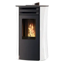 Poêle à granulés canalisable Edilkamin Dania Air Tight Plus Puissance 8kW Sortie Fumée Supérieure Ø8 cm