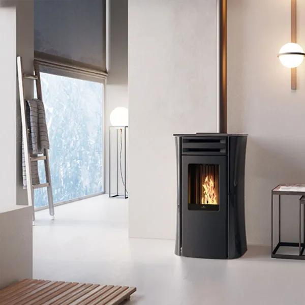 Poêle à granulés canalisable Edilkamin Dania Air Tight C Plus Puissance 8kW Sortie Fumée Coaxiale Ø8/13 cm