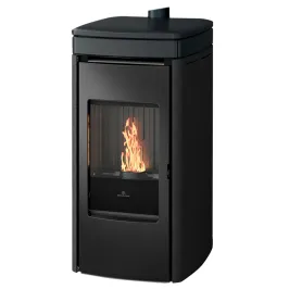 Poêle à granulés canalisable Edilkamin Yana 9+ Evo Puissance 9.2kW Sortie Fumée Supérieure Ø8 cm
