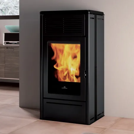 Poêle à granulés Edilkamin Nara 7 Evo Puissance 6.9kW Sortie Fumée Postérieure Ø8 cm