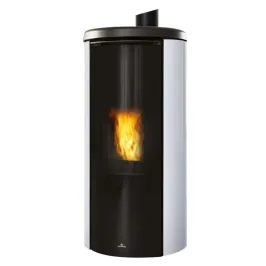 Poêle à granulés Edilkamin Lumea 9+ Coax Puissance 9.6kW Wi-Fi Sortie Fumée Coaxiale Ø8/13 cm