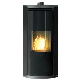 Poêle à granulés EDILKAMIN Evia 8 Puissance 7.9kW Sortie Fumée Supérieure Ø8 cm