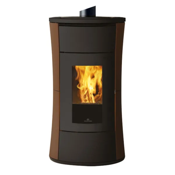 Poêle à granulés canalisable Edilkamin Cherie 9+ Evo Coax Puissance 9kW Sortie Fumée Coaxiale Ø8/13 cm