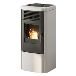 Poêle à granulés EDILKAMIN Klik Puissance 8.3kW Sortie Fumée Postérieure Ø8 cm