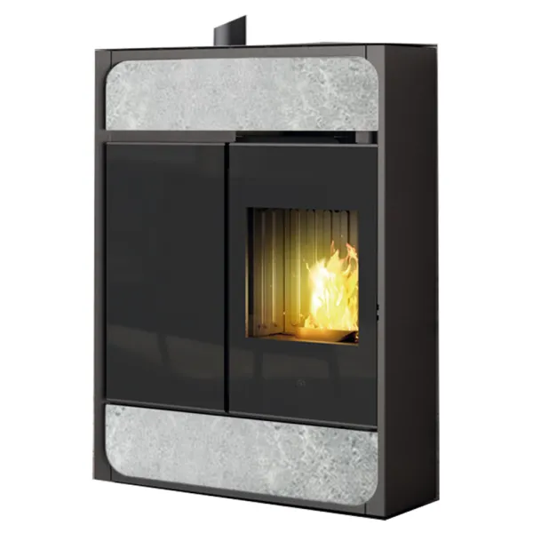 Poêle à granulés canalisable Edilkamin Bild 9+ Coax Puissance 8.6kW Sortie Fumée Coaxiale Ø8/13 cm