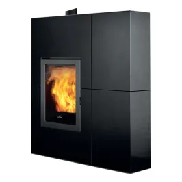 Poêle à granulés canalisable Edilkamin Blade 12++ Evo Puissance 12.1kW Sortie Fumée Supérieure Ø8 cm