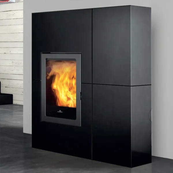 Poêle à granulés canalisable Edilkamin Blade 12++ Evo Puissance 12.1kW Sortie Fumée Supérieure Ø8 cm