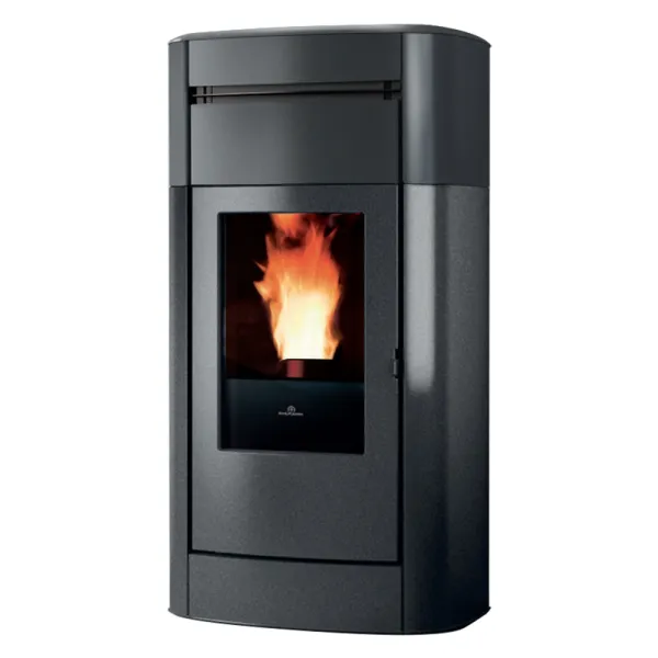 Poêle à granulés canalisable Edilkamin Vyda 13++ Evo Puissance 12.6kW Sortie Fumée Postérieure Ø8 cm