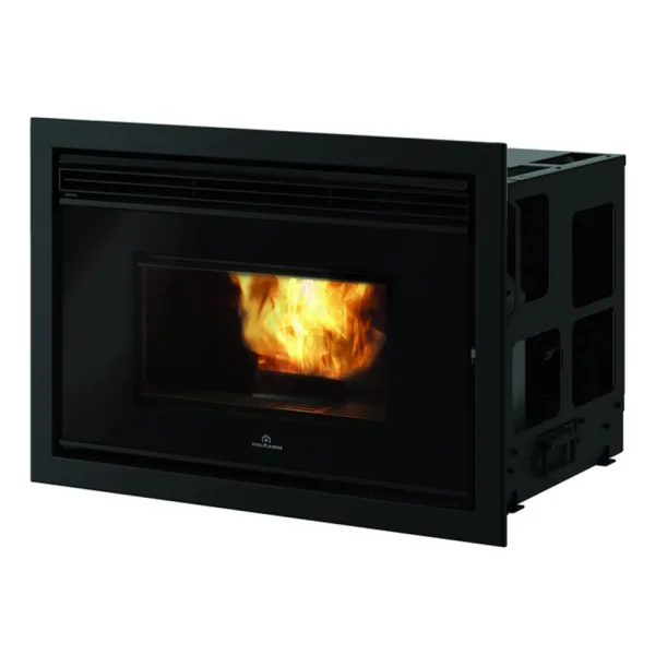 Foyer à granulés canalisable EDILKAMIN Pellkamin 12++ Evo Puissance 12.7kW Sortie Fumée Supérieure Ø8 cm