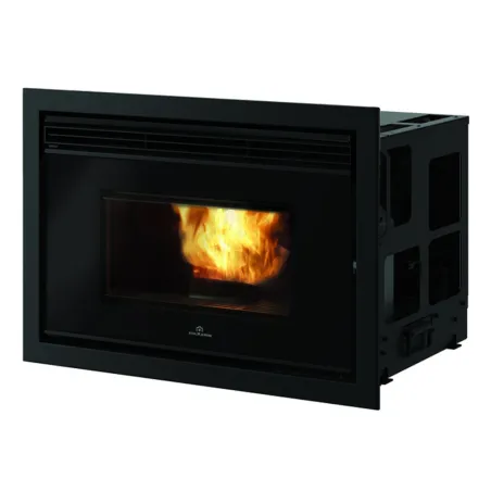 Foyer à granulés canalisable EDILKAMIN Pellkamin 12++ Evo2 Puissance 12.5kW Sortie Fumée Supérieure Ø8 cm