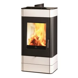 Poêle à bois EDILKAMIN Body Puissance 10.1kW Sortie Fumée Postérieure ou Supérieure Ø15 cm