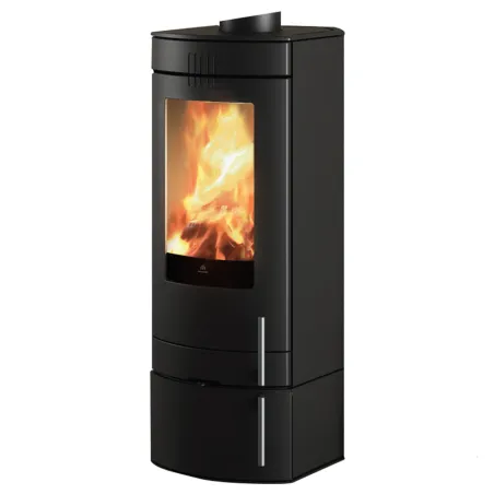 Poêle à bois EDILKAMIN Polo Evo2 Puissance 8.2kW A+ Sortie Fumée Supérieure Ø15 cm