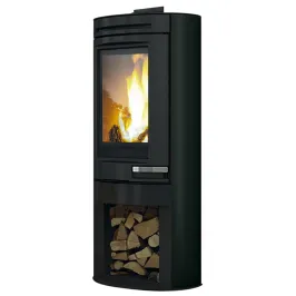 Poêle à bois EDILKAMIN Tally Evo2 Puissance 8.2kW Sortie Fumée Supérieure Ø15 cm