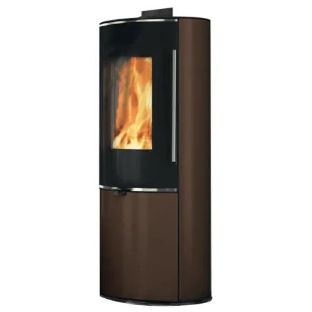 Poêle à bois EDILKAMIN Tally GL Evo2 Puissance 8.2kW Sortie Fumée Supérieure Ø15 cm