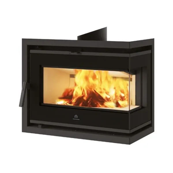 Insert à bois EDILKAMIN Firebox 49 Evo L Puissance 9.6kW Sortie Fumée Supérieure Ø15 cm