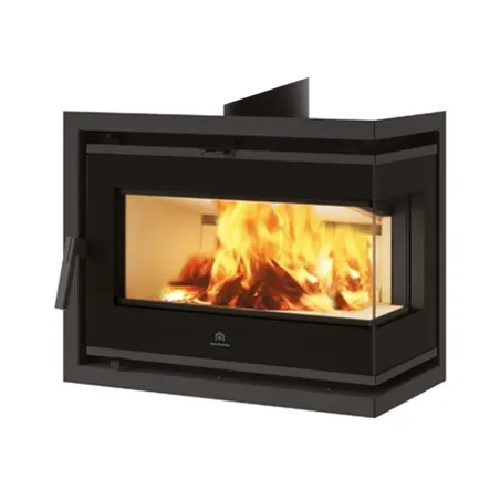Insert à bois EDILKAMIN Firebox 49 Evo L Puissance 9.6kW Sortie Fumée Supérieure Ø15 cm