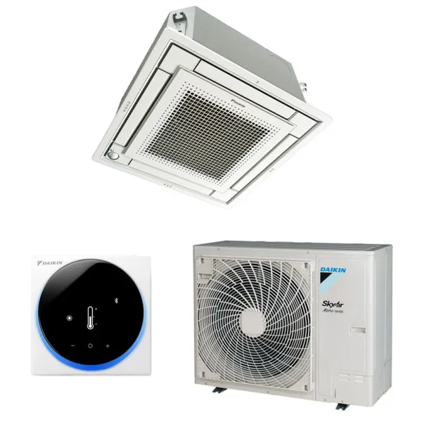 Climatiseur cassette 600x600 DAIKIN SkyAir Alpha-serie 3.5kW FFA35A9 + RZAG35A FFA-A9 pour application commerciale