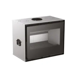 Insert à bois MCZ QBOX 60 WOOD Puissance 6.6kW Sortie Fumée Supérieure Ø15 cm